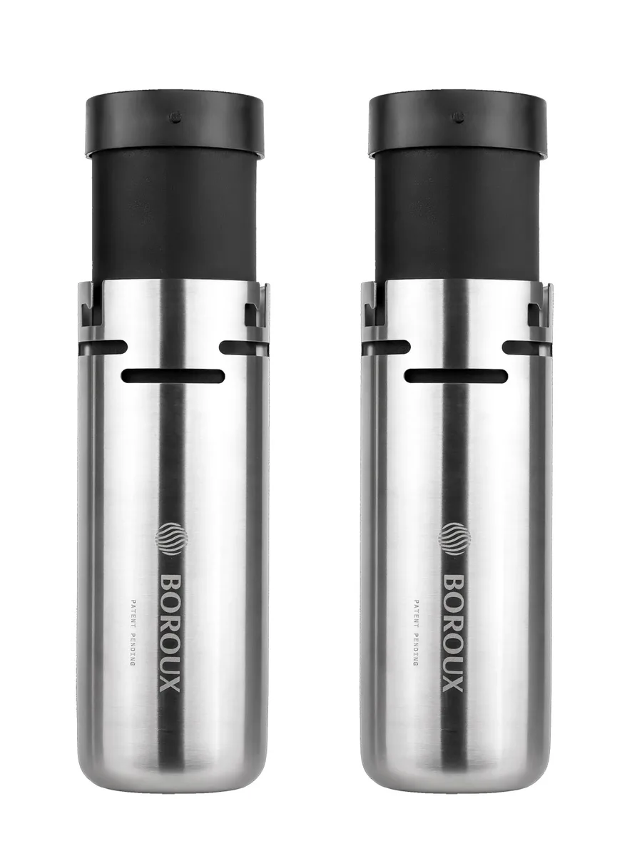 BOROUX Proactive Fluoride filters (2 pieces) – Starter kit (2 filters + 2 stainless steel holders)