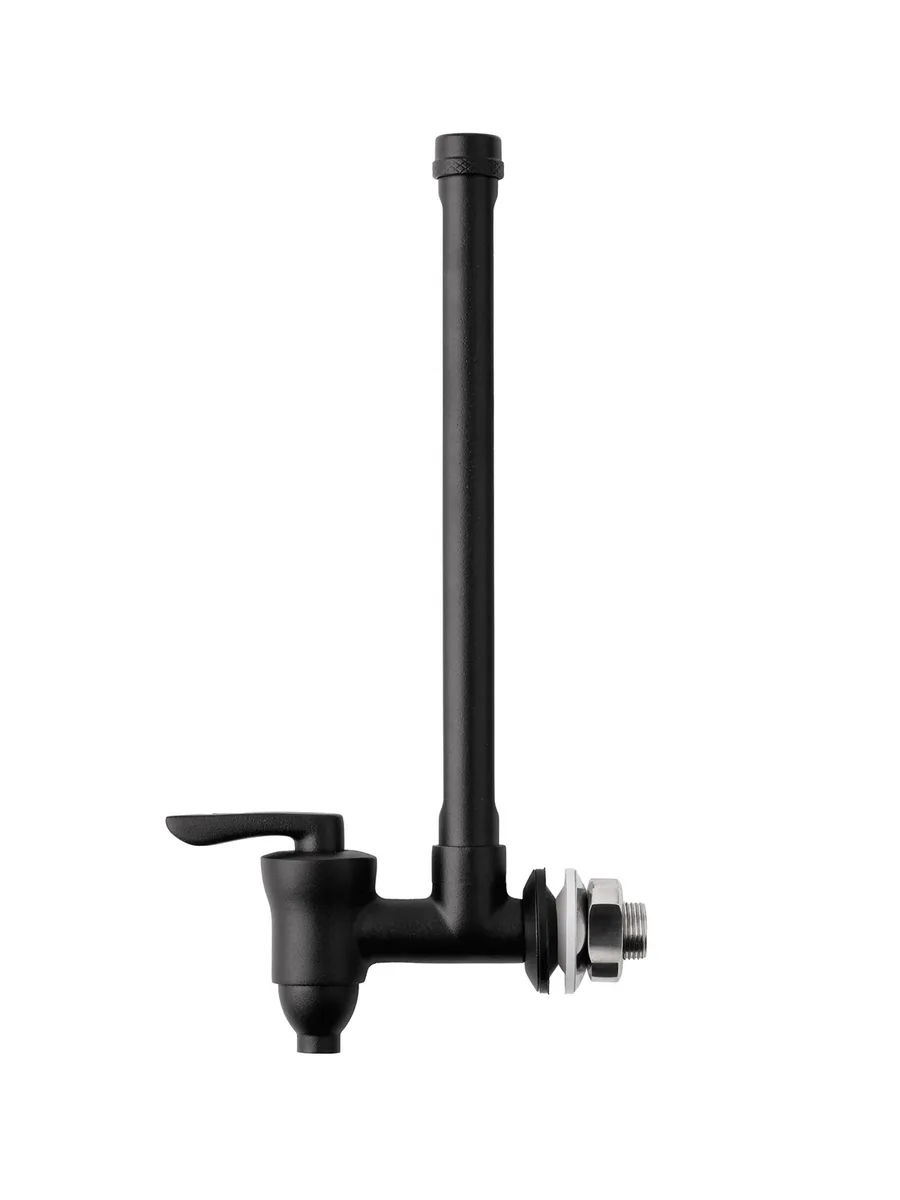 BOROUX stainless steel sight-glass tap for BOROUX Legacy Compact water filter black