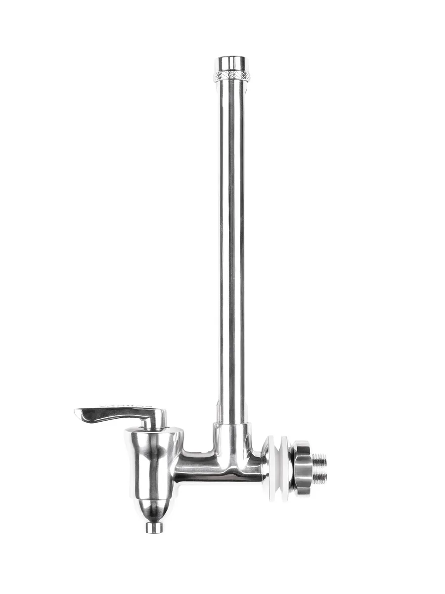 BOROUX stainless steel sight-glass tap for BOROUX Legacy Compact, Travel Berkey and Big Berkey water filter