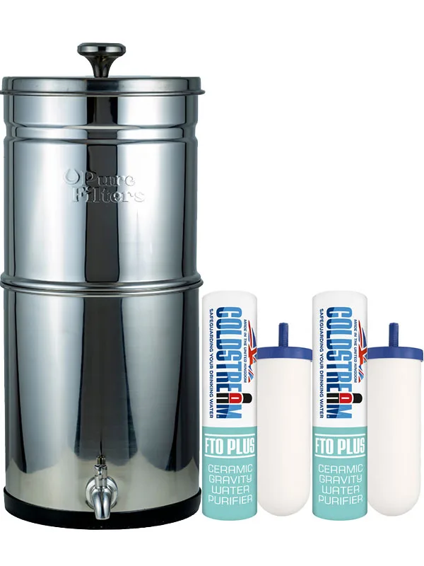 Pure Filters Family Waterfilter 12L (inclusief 2x Coldstream FTO PLUS filterelementen)