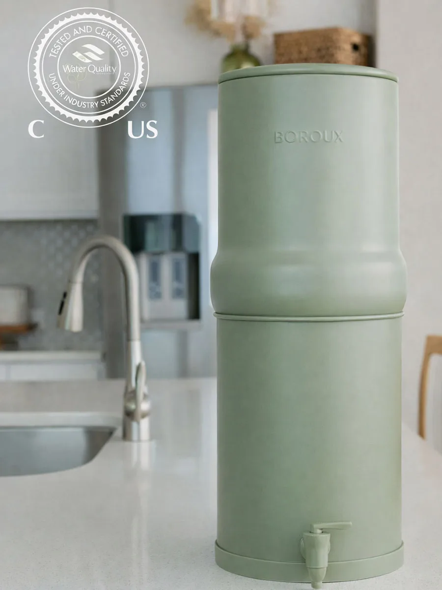 BOROUX Legacy water filter sage green 11.4L