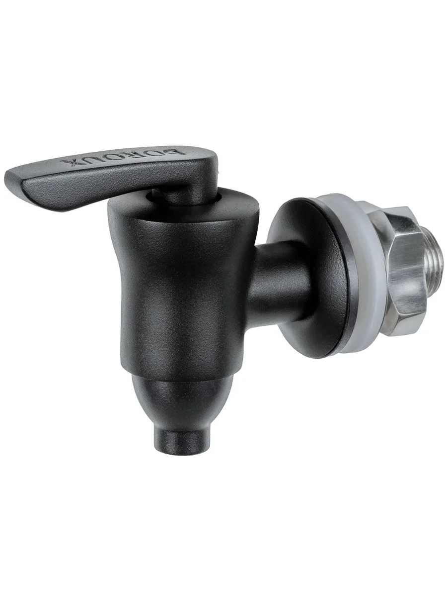 BOROUX stainless steel tap black