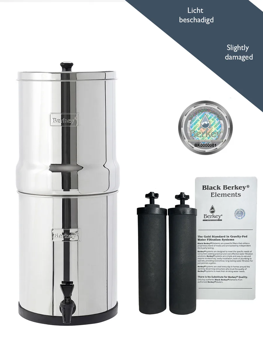 Big Berkey Water Filter DAMAGED 8.5L